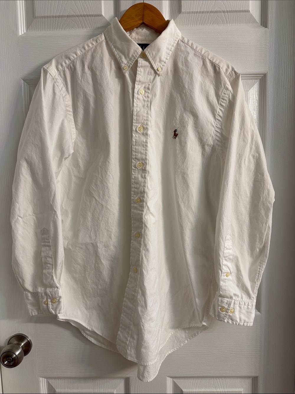 Ralph Lauren White Button-Down Dress Shirt - Size 16 32/33